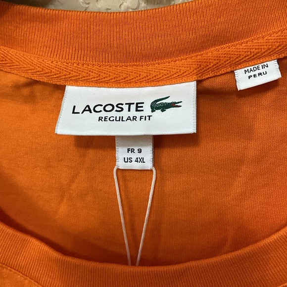 Men’s Lacoste NWT T-Shirt B1 size 4XL - Picture 4 of 13